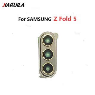 สําหรับ Samsung Galaxy Z Fold 5 F946 กระจกเลนส์กล้องด้านหลังพร้อมอะไหล่ซ่อมกรอบเปลี่ยน
