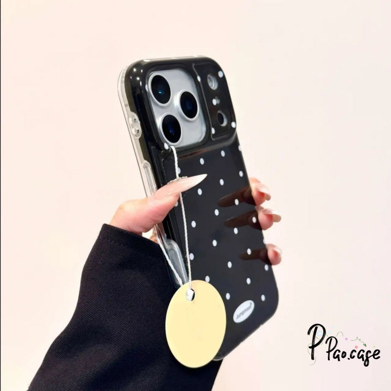 สำหรับ IPhone 16 15 17 Air 12 14 13 Pro Max 15 16 14 Plus 15 14 Pro เคสIMD เคสโทรศัพท์ลายจุดสายคล้อง สีหลากหลายน่ารัก ราคา ถูกที่สุด ดีลบีเคเค แกลเลอรีภาพที่ 7