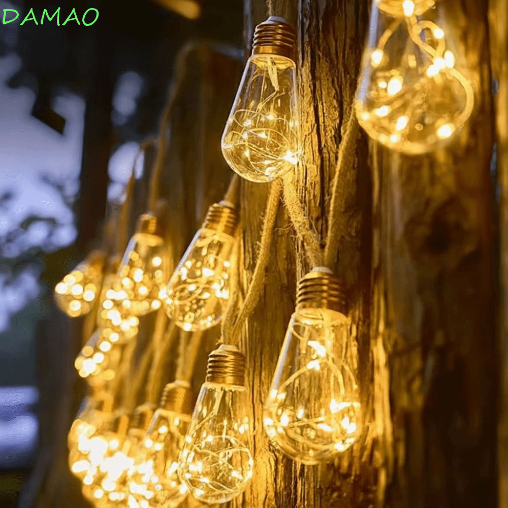 มาโอ ไฟสตริงพลังงานแสงอาทิตย์,ไฟเชือกกันน้ําไฟสตริงนางฟ้า,ไฟหลอดไฟสตริงไฟ,หลอดไฟกันแตกประหยัดพลังงานไฟสตริงกลางแจ้งสวน