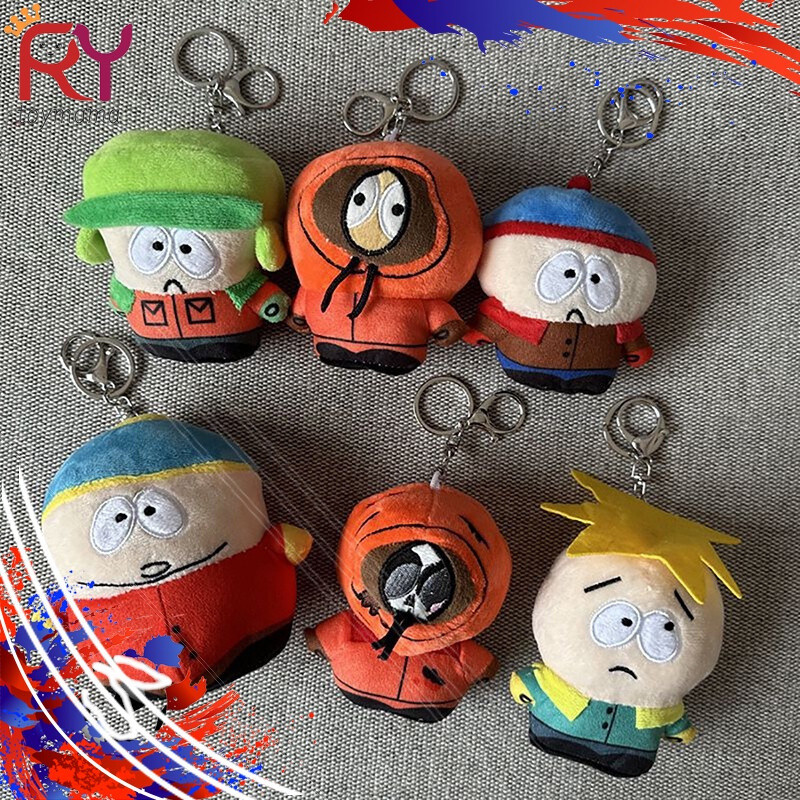 Pop South Park ของเล่นตุ๊กตาพวงกุญแจจี้นุ่ม 10 ซม