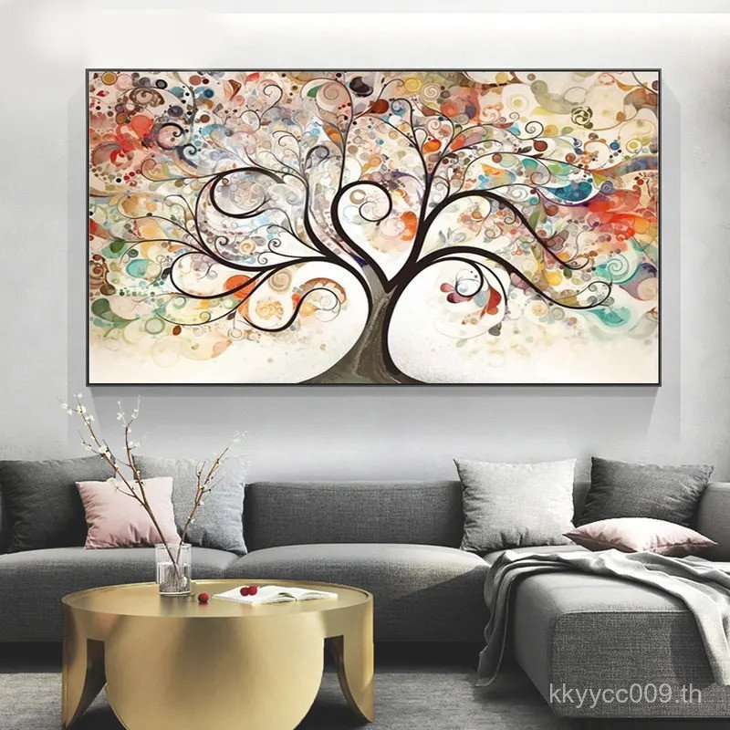1 PC แฟนตาซี Love Tree ภาพวาดผ้าใบโปสเตอร์และพิมพ์ Wall Art ภาพสําหรับห้องนั่งเล่นตกแต่งห้องนอน TTY6