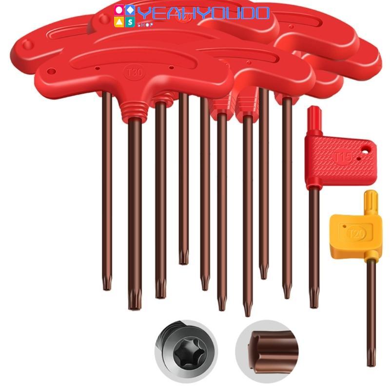 Yeahyoudo Torx ไขควง Handle Driver Key ประแจ Spanners Security Bolt ไขควง