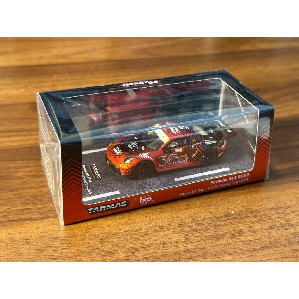 Beijing Model Exhibition tw tarmac works Porsche 911 GT3 R Macau GT Cup-FIA GT World Cup 2023 Lauren