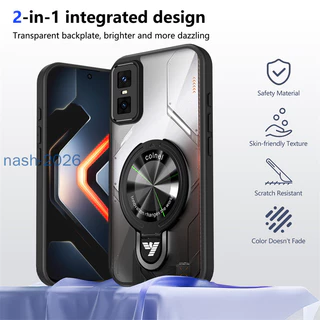 ปลอกสําหรับ Infinix GT 30 Pro GT 30Pro GT30Pro การปรับแต่งเคสโทรศัพท์กันกระแทก PC Frosted แหวนพนักพิงฝาครอบด้านหลัง