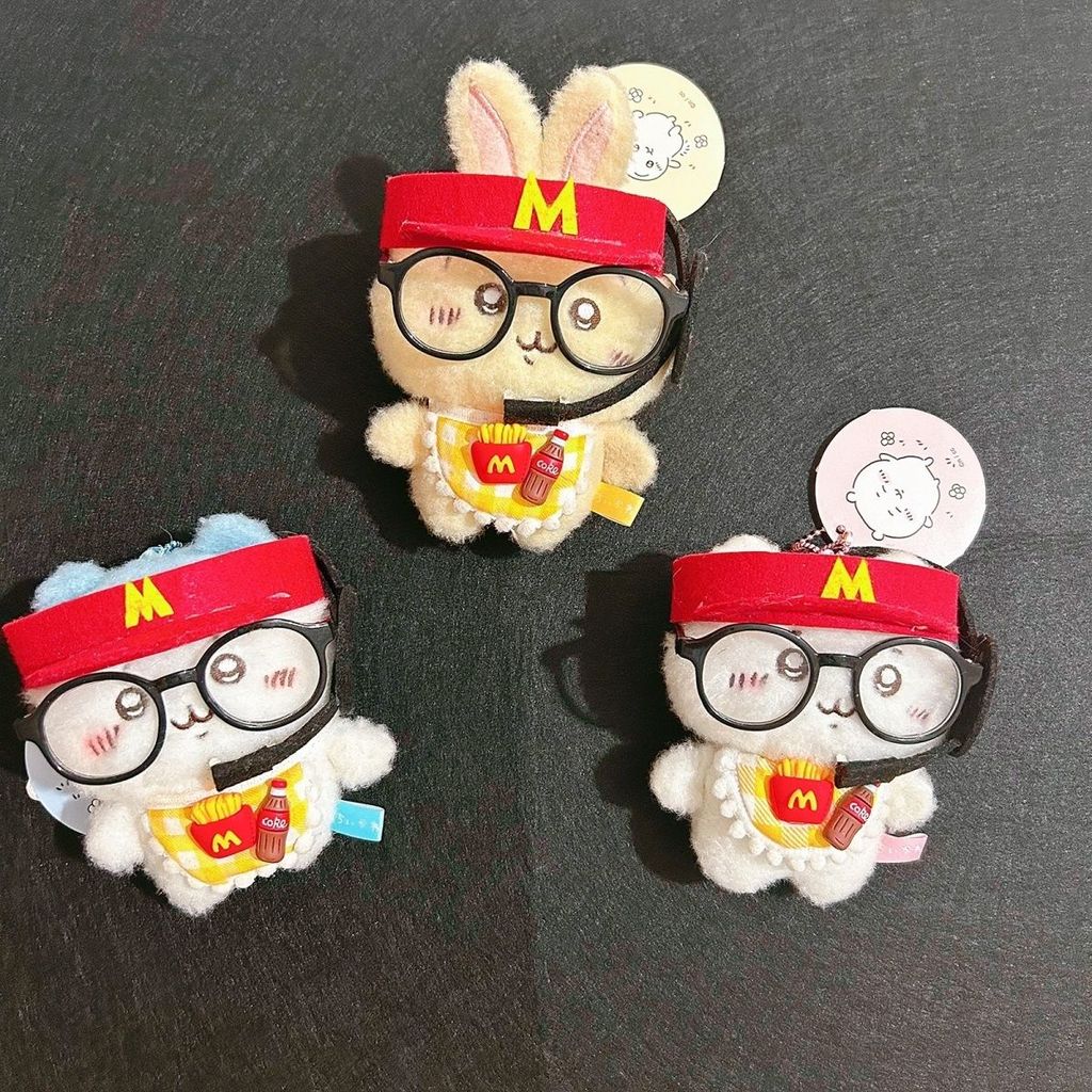 พร้อมส่ง McDonald Uzachi chikawa chikawa chikawa chikawa chikawa จี้ผ้ากํามะหยี่น่ารัก