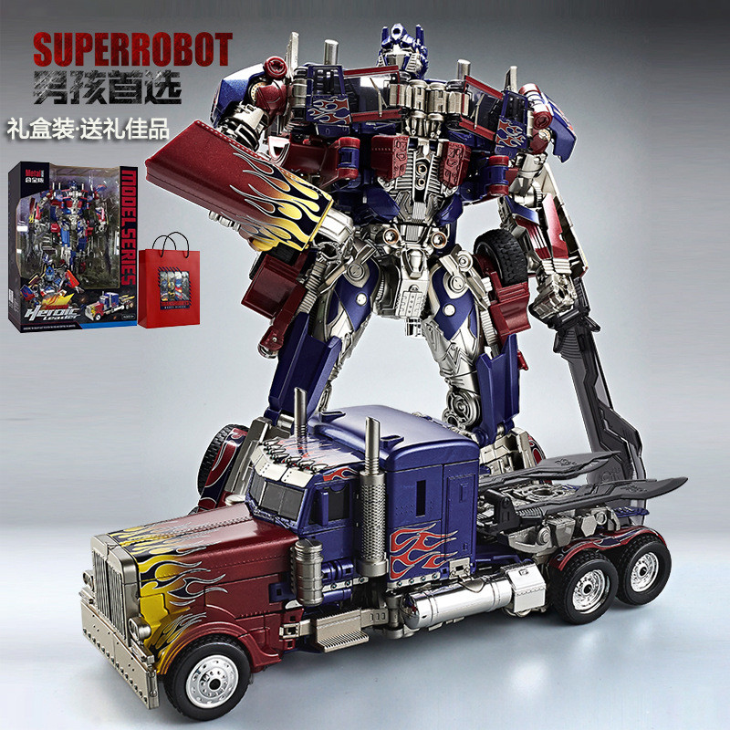 Weijiang MPM04Transformers Optimus Prime Alloy Car Transforming Toy Repainted War Damage Edition Boy