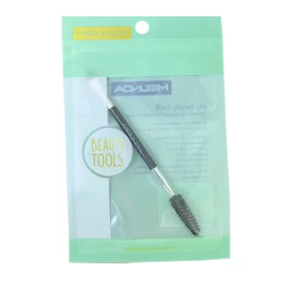 MEILINDA Makeup Tool Basic Duo Brow Brus แปรงคิ้ว เขียนคิ้ว ปัดคิ้ว ปัดง่าย ใช้ง่าย พกง่าย 1 ชิ้น
