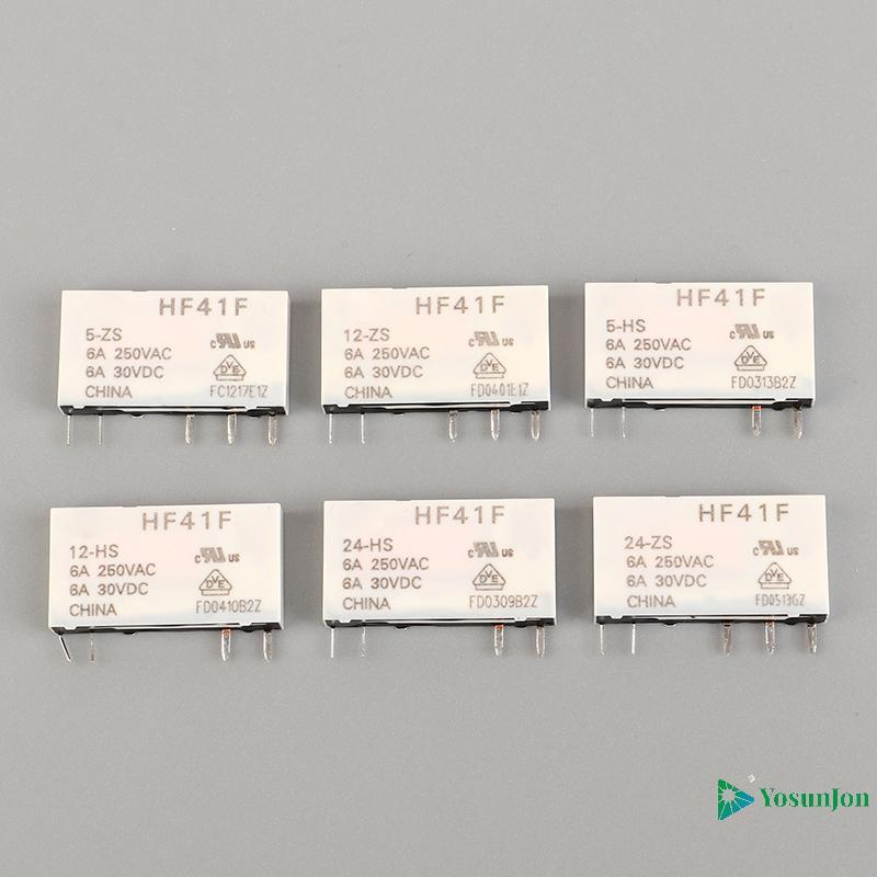 YosunJon] HF41F-24-ZS HF41F-12-ZS HF41F-5-ZS HF41F-5-HS HF41F-12-HS HF41F-24-HS รีเลย์อุตสาหกรรม Sub
