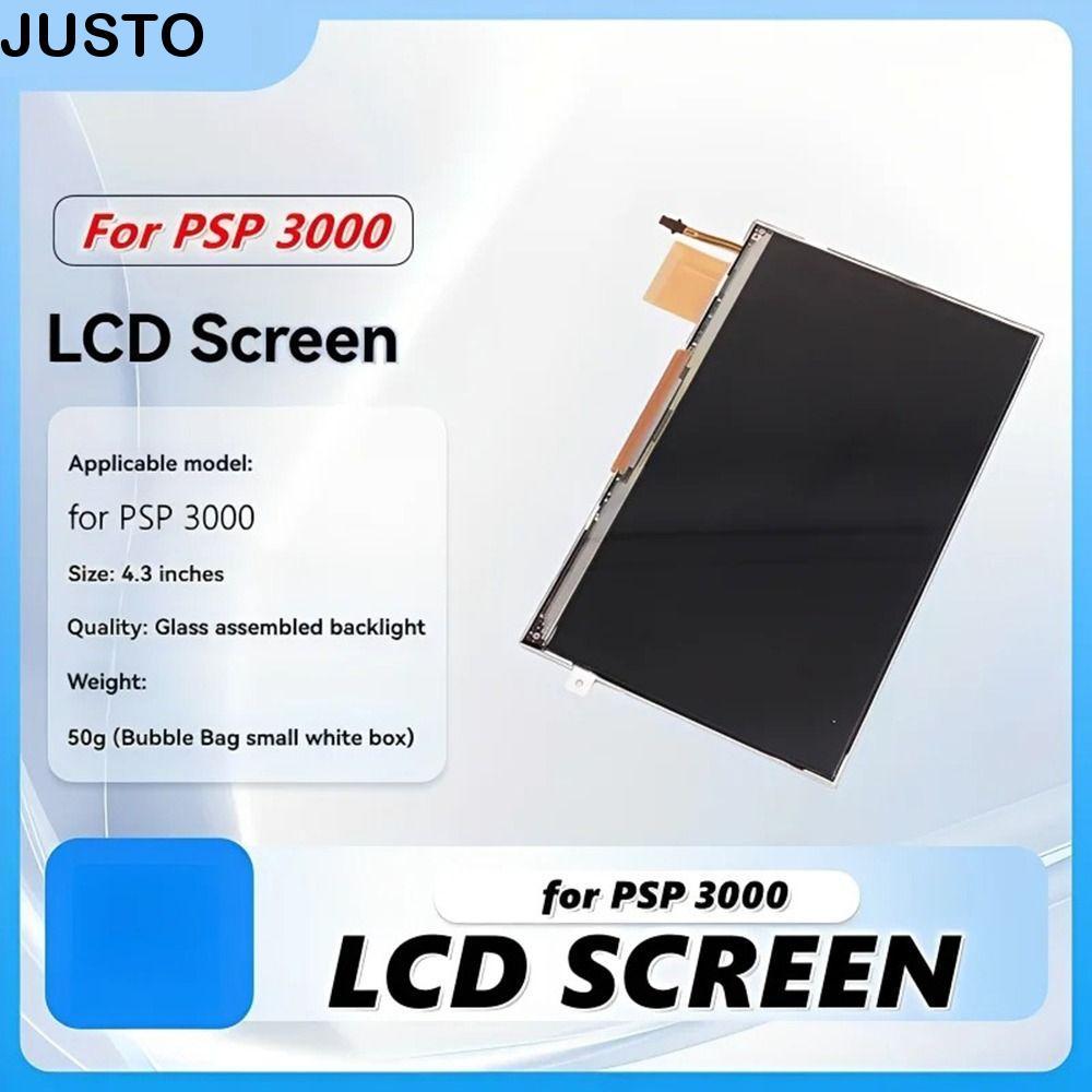 JUSTO หน้าจอ IPS, เกมคอนโซลอะไหล่จอแสดงผล LCD, Professional Universal ซ่อมจอแสดงผลหน้าจอสําหรับ PSP1000/PSP3000/NDSL3.0 อุปกรณ์เสริมเกม