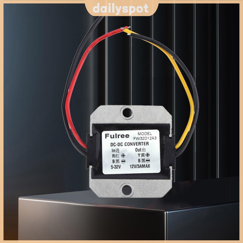 ⚡24ชม.⚡DC-DC แรงดันไฟฟ้าเสถียรโมดูล 5-32V ถึง 12V3A แรงดันไฟฟ้า Stabilizer อัจฉริยะป้องกันความปลอดภัยอัตโนมัติ Boost Depressurization - รูปที่ 4