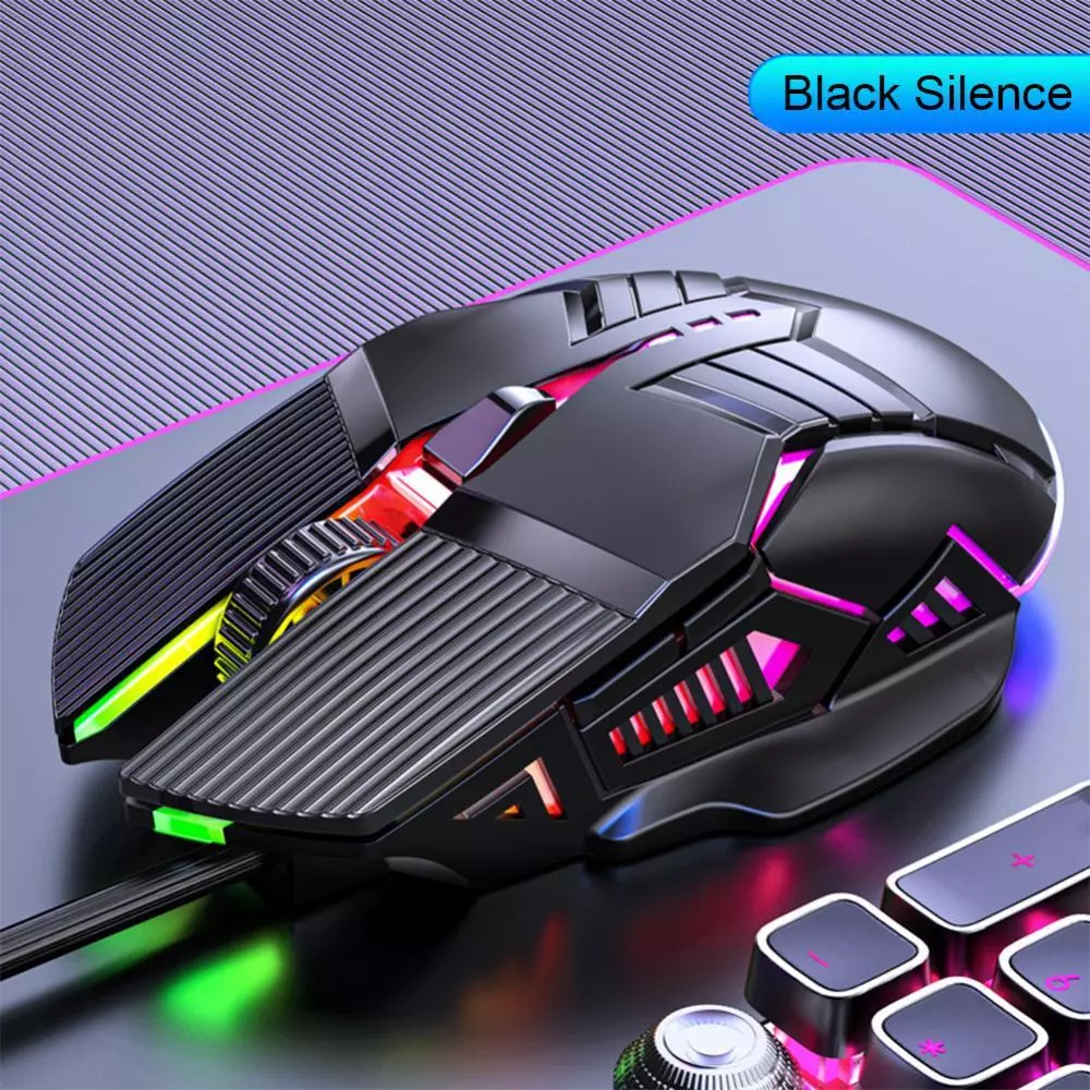 HTT เมาส์เกมมิ่งแบบมีสาย RGB 6 ปุ่ม thumbnail 5