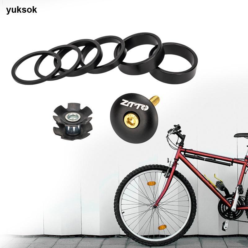 Yuksok ชุดหูฟังจักรยาน สเต็มสเปซเซอร์ อลูมิเนียม สำหรับการปรับแต่ง — صورة 7