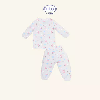 DE BON BY ENFANT ชุดนอนเด็กแขนยาวขายาว (เสื้อสวม) ลายการ์ตูน EI1AY1