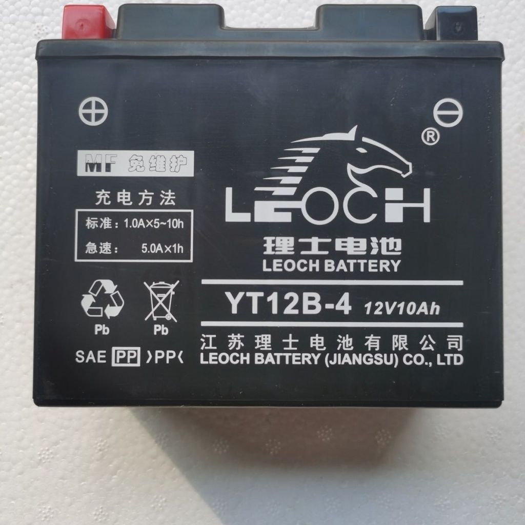 แบตเตอรี่ Leoch รุ่น YT12B-4 เหมาะสำหรับ Ducati และรถยนต์ขนาดเล็ก JinCheng ขนาดยาง 150/70-13