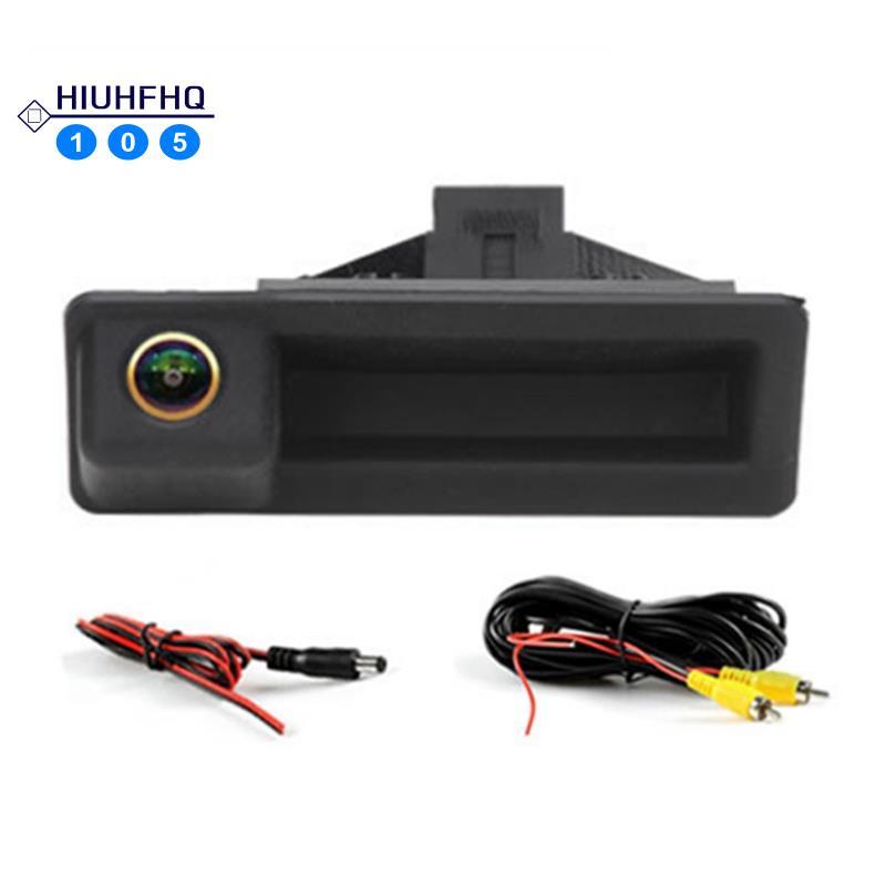 Hiuhfhq106Car AHD 1080P กันน้ําด้านหลังย้อนกลับกล้องสําหรับ E90 E91 E92 E93 M5 E39 E60 E61 ที่จอดรถ 
