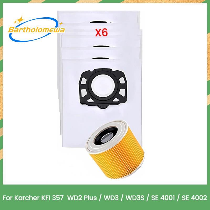 bartholomewa ชุดกรองทดแทนสําหรับ WD2 Plus WD3 WD3s KFI 357 SE4001 SE4002 KA 40 เครื่องดูดฝุ่นกระเป๋า