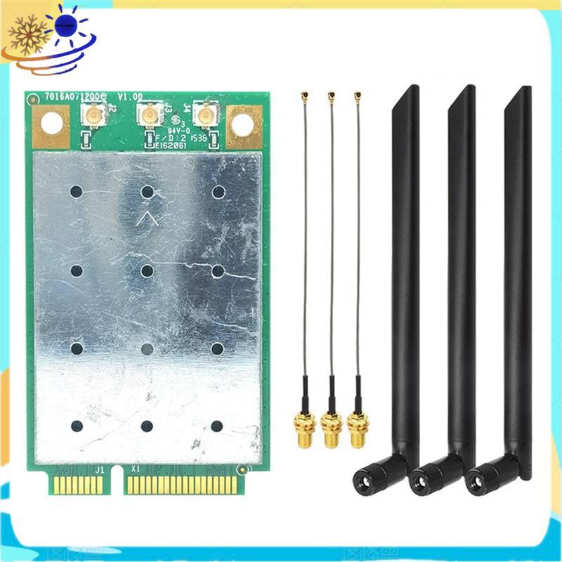 [Xenia] QCA9880 KLE900VX WIFI Card Kit 1300Mbps 5Ghz Mini PCIE Wireless WiFi Adapter Module สําหรับ 