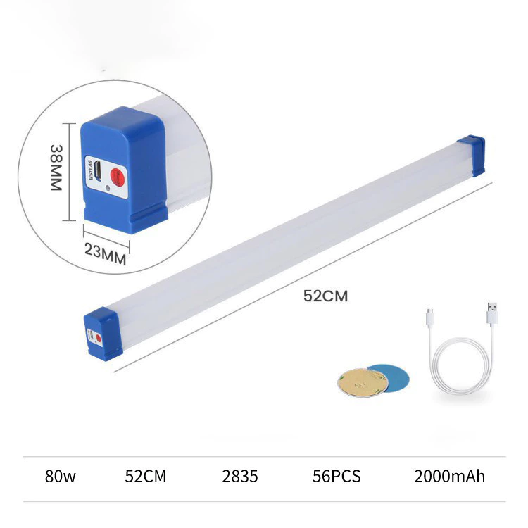 COD ไฟฉุกเฉินไฟดับ ไฟฉุกเฉินพกพา 30/60/80W 5V ไฟฉุกเฉิน LEDบ้าน ไฟฉุกเฉินแบบชาร์จไฟได้ thumbnail 6