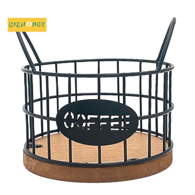 [dizhong2]CoffeePod Holder Coffee Pod Containers Coffee Bar Accessories Metal Coffee Pod Basket Orga