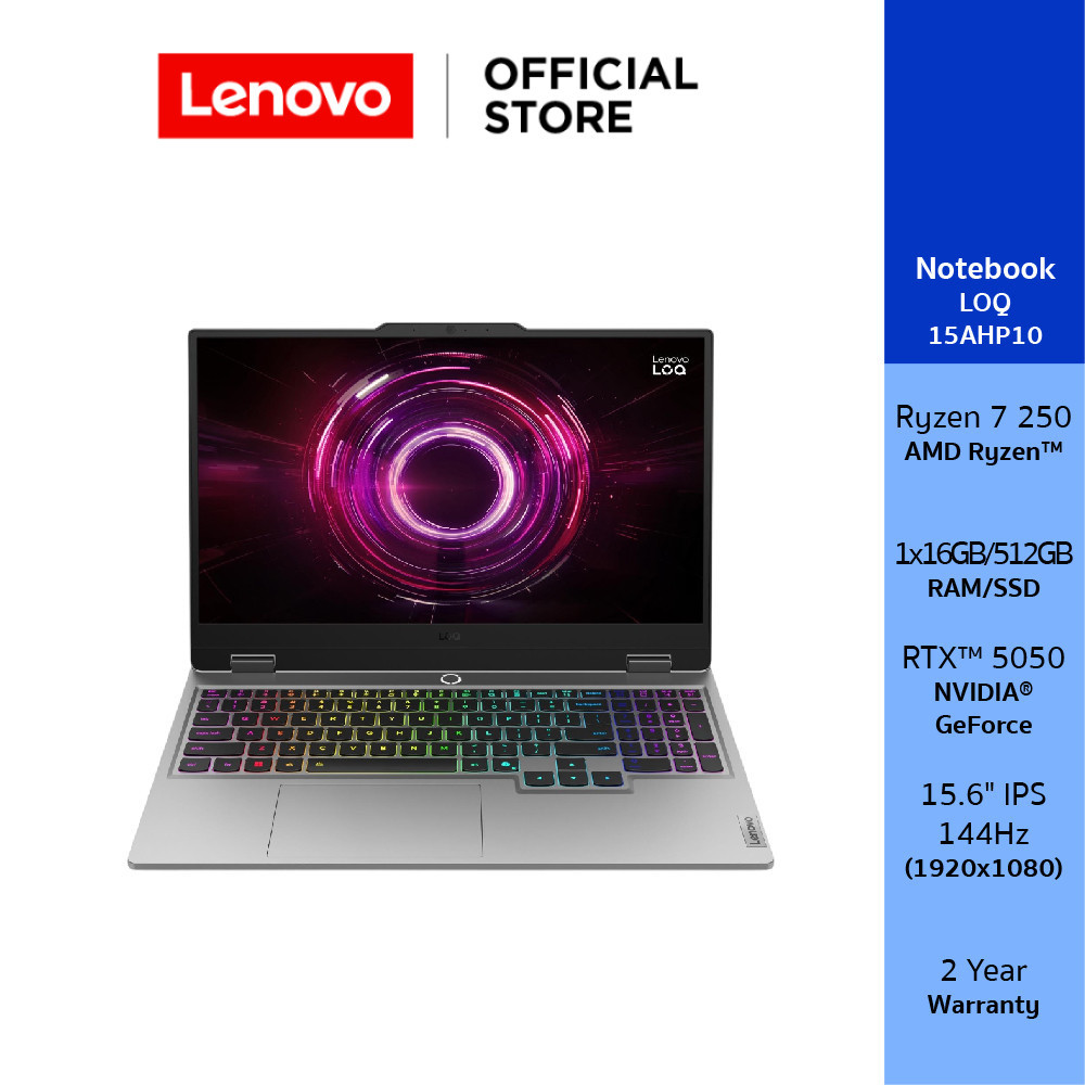 Lenovo LOQ 15AHP10(83JG0054TA)Notebook AMD Ryzen 7 250 RTX 5050 16GB SSD 512GB 15.6" IPS