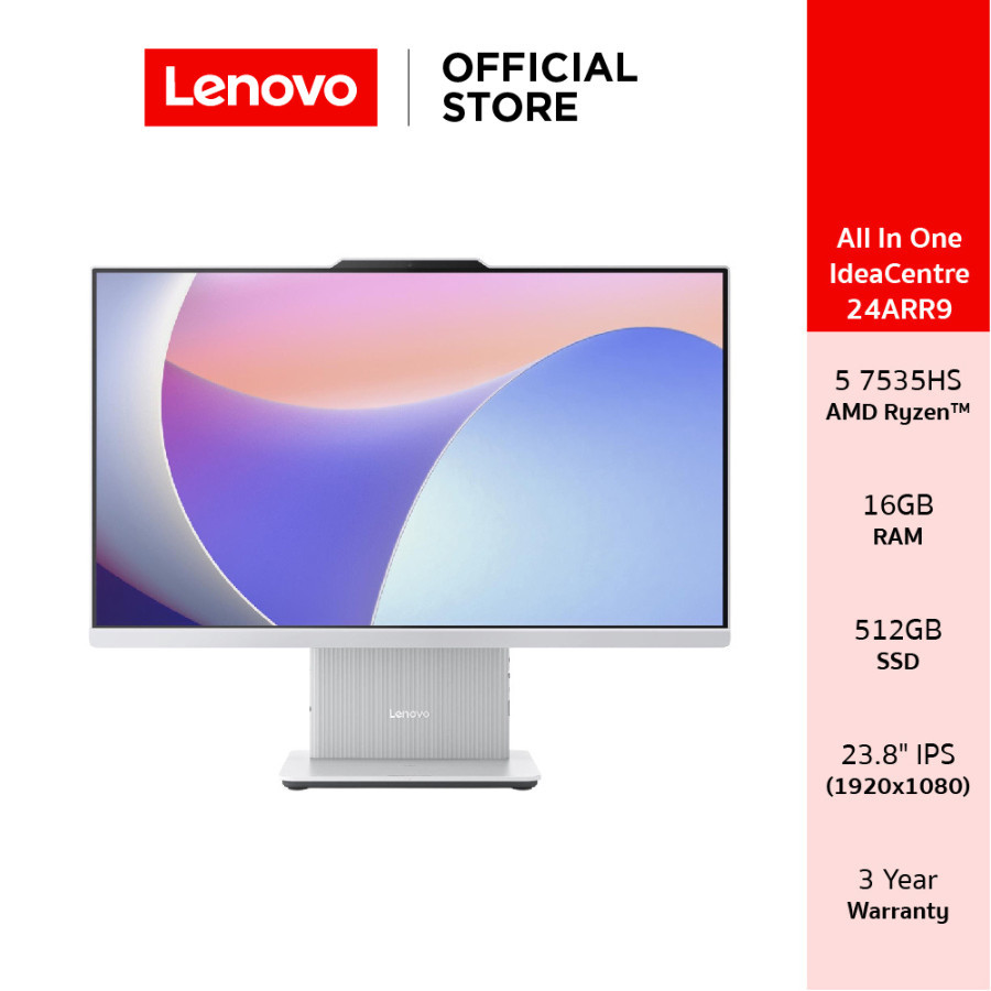Lenovo IdeaCentre AIO 24ARR9(F0HR007YTA) AMD Ryzen 5 7535HS 16GB SSD 512GB 23.8" IPS