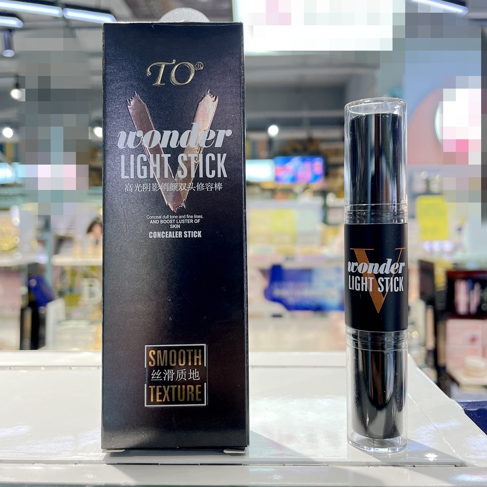 คอนทัวร์ คอนทัวร์หน้า TO Double-Headed Contouring Stick High Gloss Shadow Stick จมูก Shadow Contouri
