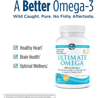 🇺🇸[ของแท้/พร้อมส่ง] Nordic Naturals Ultimate Omega น้ำมันปลาเกรดพรีเมียม อันดับ 1 USA