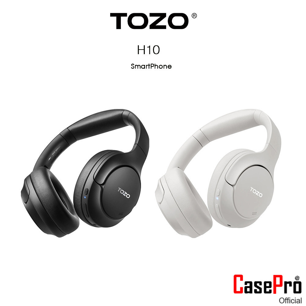 TOZO H10 หูฟัง Headphone มี Adaptive ANC BT 5.3 หูฟังไร้สายหูฟังครอบหู สำหรับ SmartPhone และอุปกรณ์ท