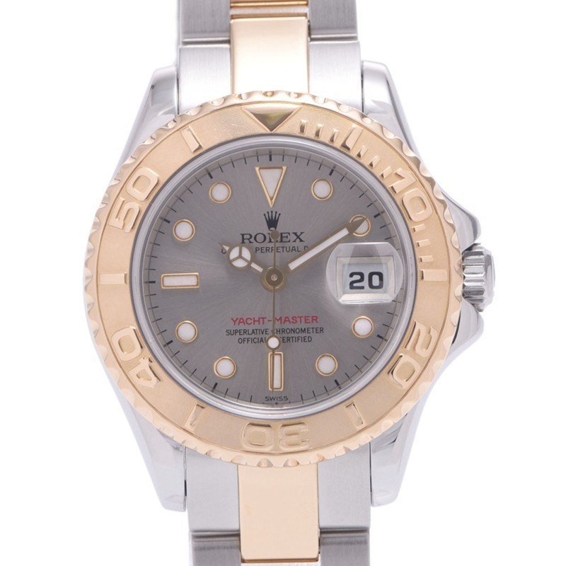 Rolex18K Gold นาฬิกาผู้หญิงเครื่องจักรอัตโนมัติ169623นาฬิกาสวิสของแท้