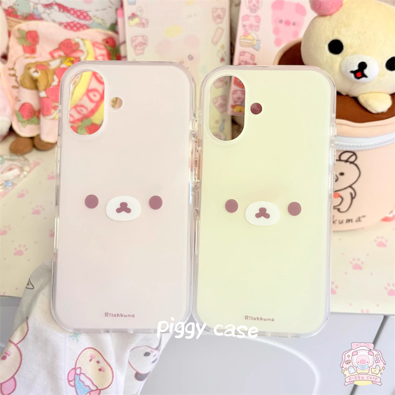 เคสไอโฟน 17 เหมาะสำหรับ IPhone 13 17 12 15 11 14 16 Pro Max 15 Plus 14 Plus 16 Plus ลวดลายใบหน้าสุดคลาสสิกของริลัคคุมะ