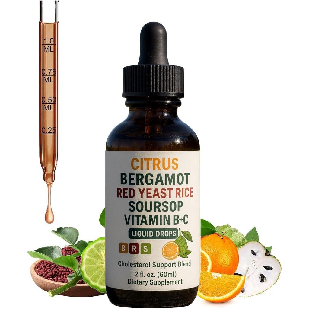 Citrus Bergamot Red Yeast Rice Liquid Drops – RESONA Red Yeast Rice Drops สูตรลด Cholesterol ด้วยน้ํ