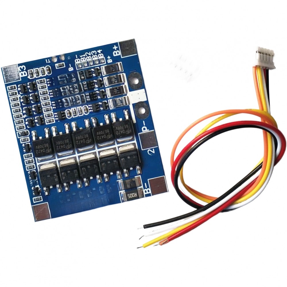 4S สําหรับ LIFEPO4 แบตเตอรี่ 14 8V 12 8V พร้อม 30A กระแสการปล่อยสูง