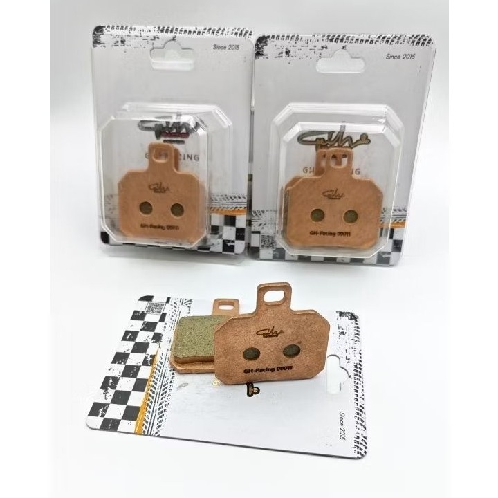 ผ้าเบรค GH Racing เกรดทองแดง สำหรับปั๊ม ด้วง / เต่า / ปักข้าง / ด้วง Brembo ของแท้ พร้อมส่ง