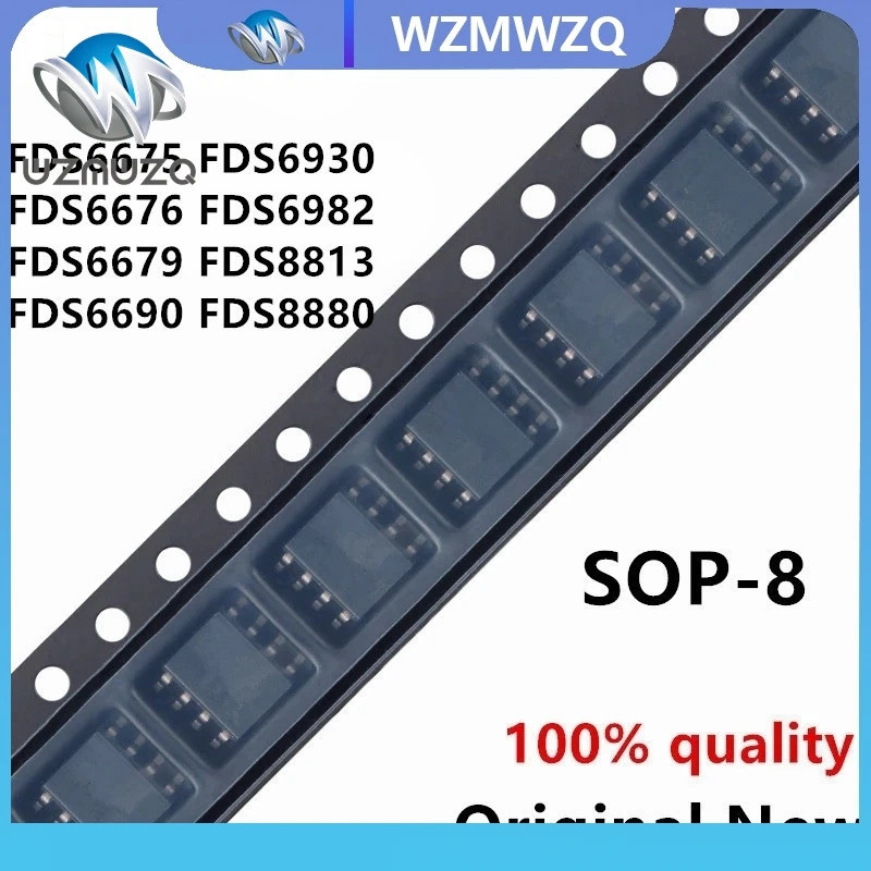 5pcs FDS6675BZ SOP-8 FDS6675 FDS6676AS FDS6676 FDS6679AZ FDS6679 FDS6690AS FDS6690 FDS6690 FDS6930 F