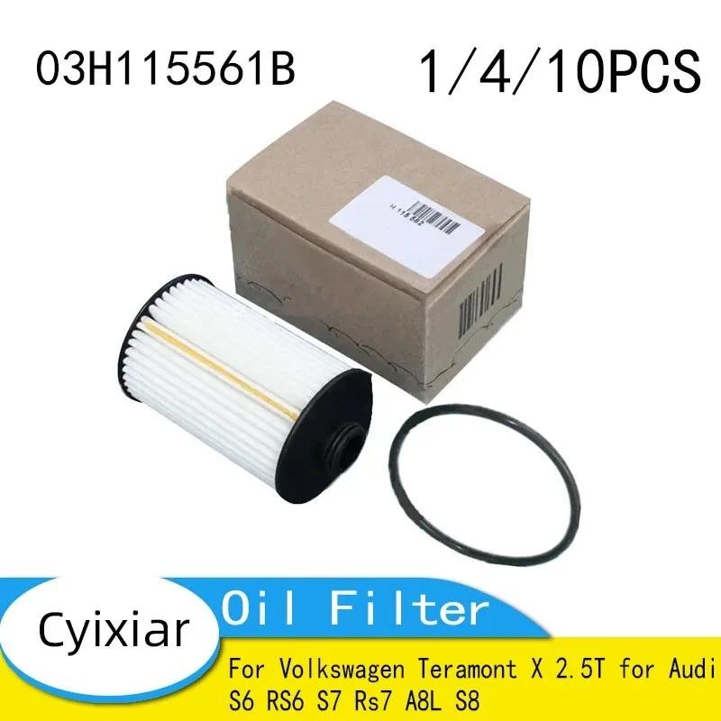 ชุดไส้กรองน้ํามันสําหรับ Volkswagen Teramont X 2.5T สําหรับ Audi S6 RS6 S7 Rs7 A8L S8 OEM ไม่มี 03H1