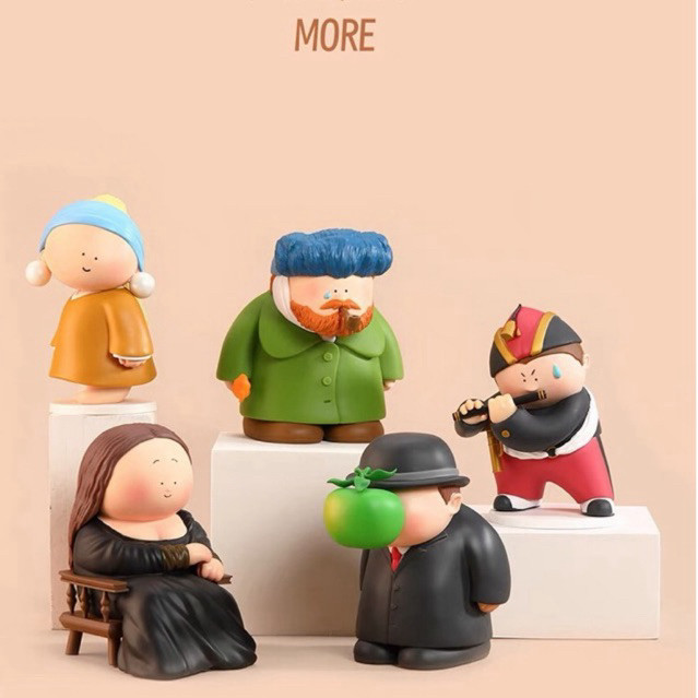 [ของแท้] The Great Artist Lite Series Art Toy Collection รูปตุ๊กตา