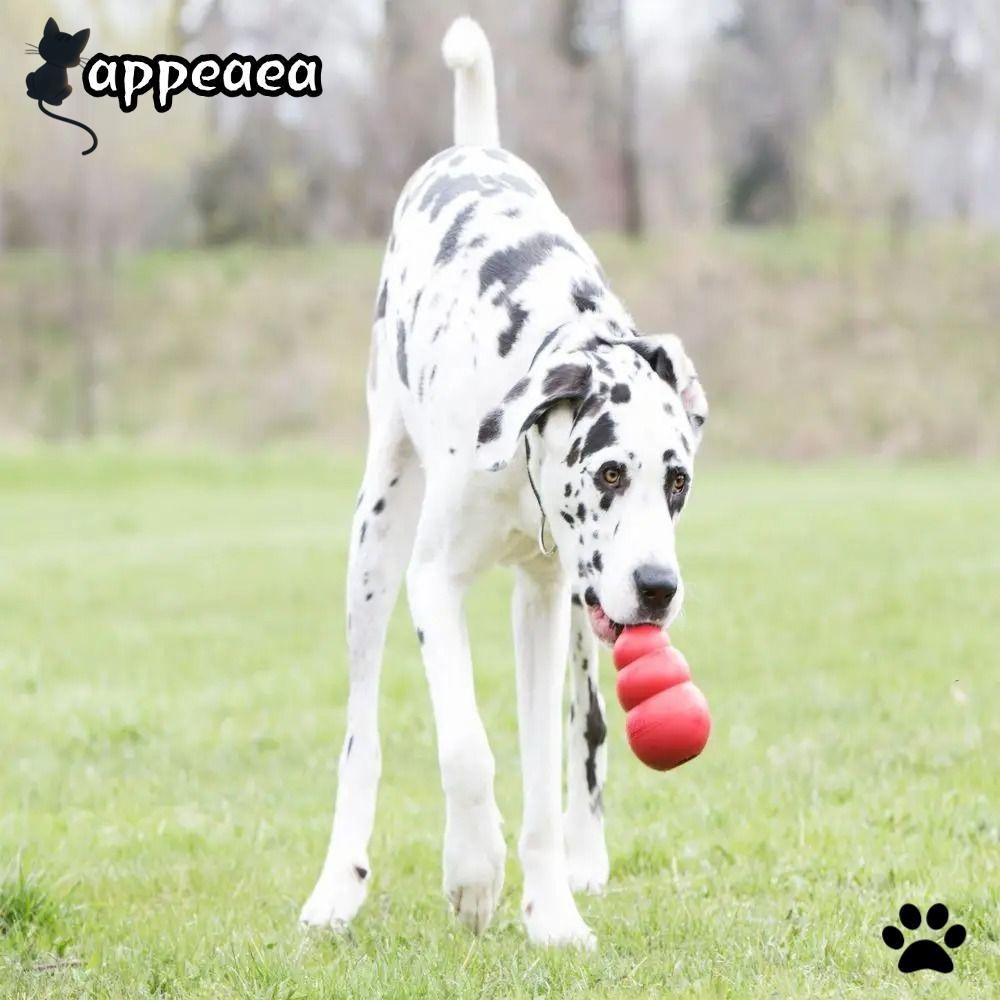 APPEAEA Kong Puppy Toys, Classic Treat-Filled Capbilities Kong ของเล่นสุนัข, Erratic Bounce ยางทนทาน