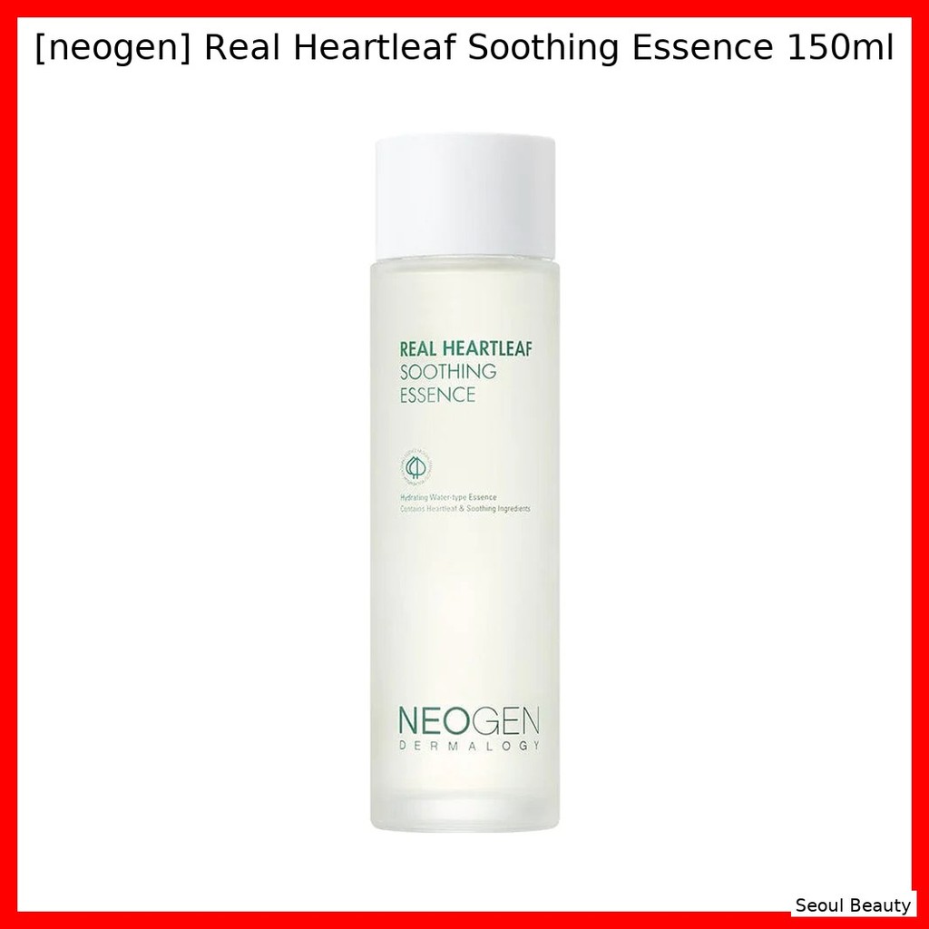 [neogen] Real Heartleaf Soothing Essence 150ml / เอสเซ้นส์เกาหลี / สูตรบางเบา / ของแท้ 100% โดย Seou