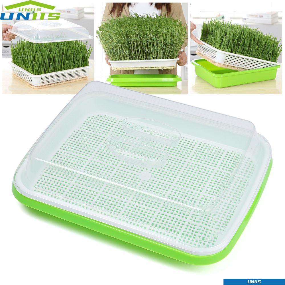 UNIIS Grow Nursery Pots Home Garden Hydroponic ถาด Soilless Cultivation Sprout Pot