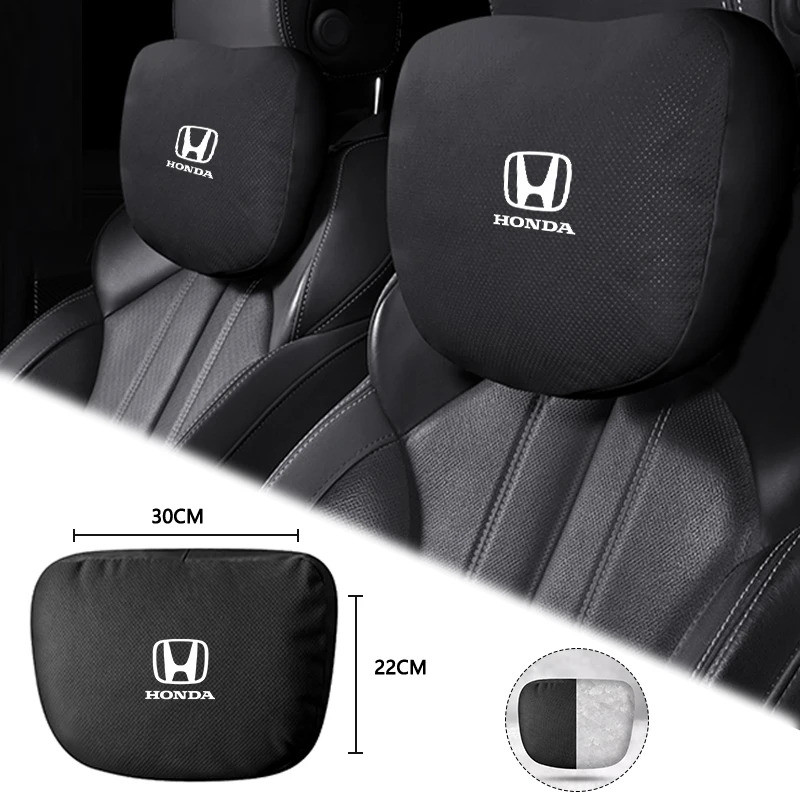 รถพนักพิงศีรษะเอวสําหรับ Honda Civic Fit Jazz Accord CRV HRV Mugen Headrest คอสนับสนุนที่นั่งเบาะเอว