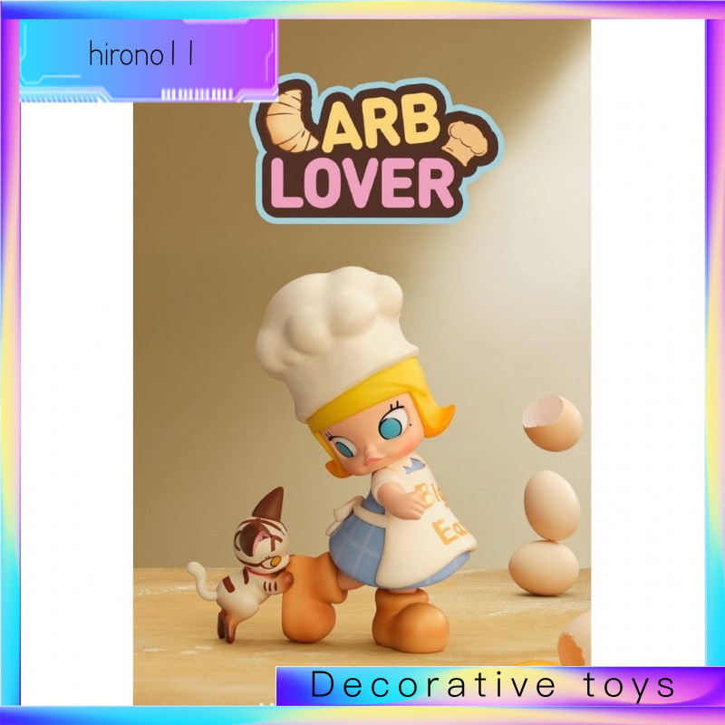POPMART MOLLY Bread Head Series ของขวัญแฟชั่นอินเทรนด์รูปของขวัญวันเกิด