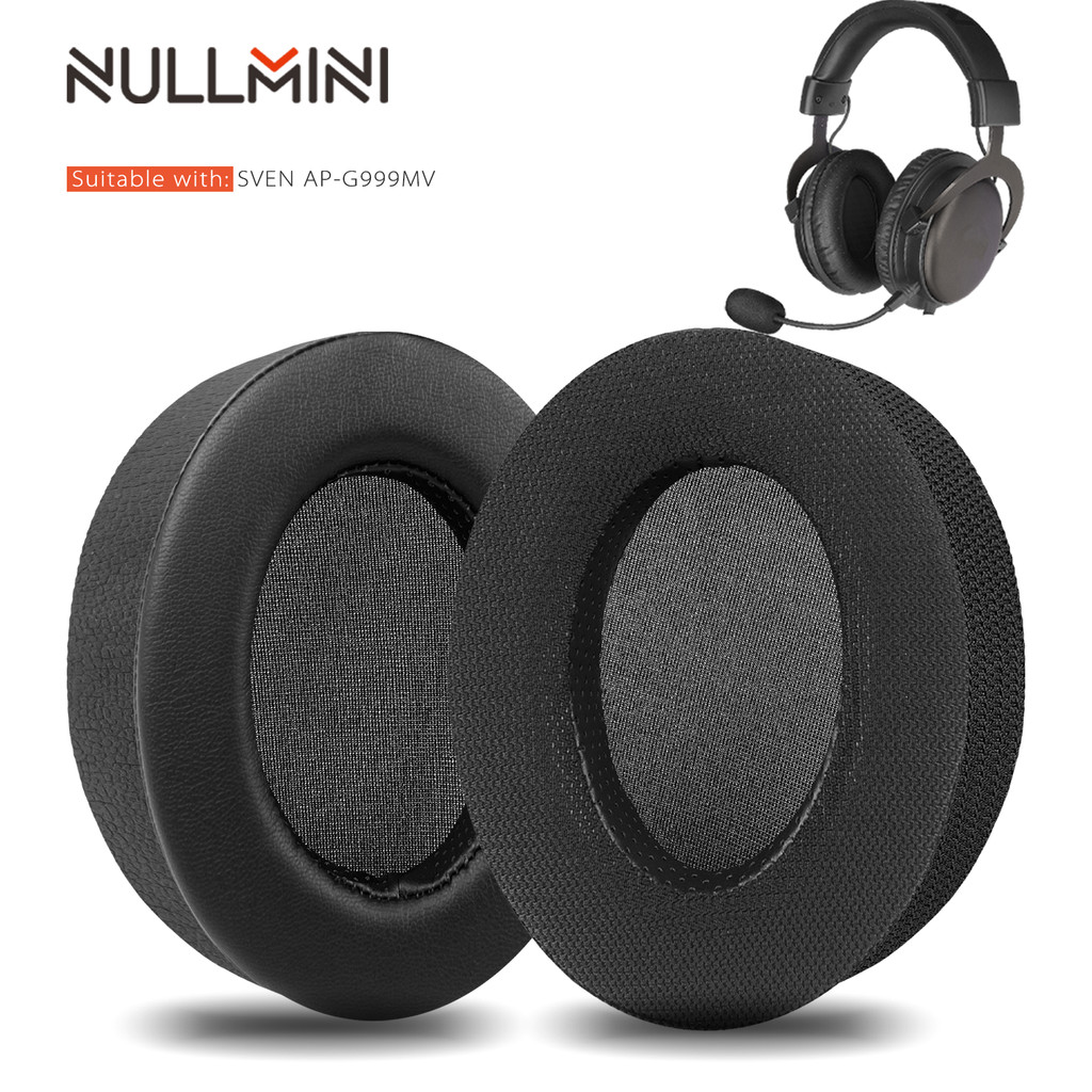 Nullmini Cooling Gel Earpads สําหรับ SVEN AP G999MV หูฟังเปลี่ยนเบาะรองนั่ง Earmuffs