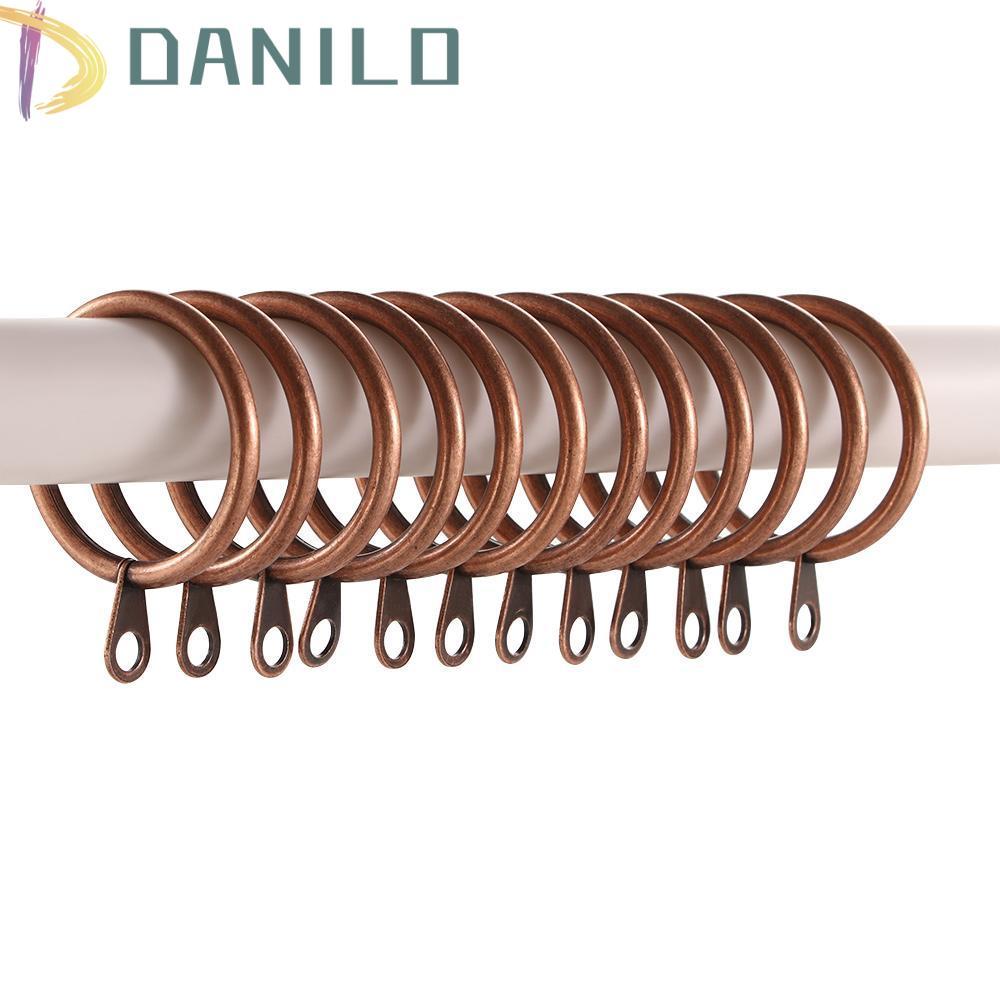 DANILO Curtain Rings 5 สี เสียงรบกวนต่ํา วงโรมันสําหรับงานหนักใช้งานได้จริง