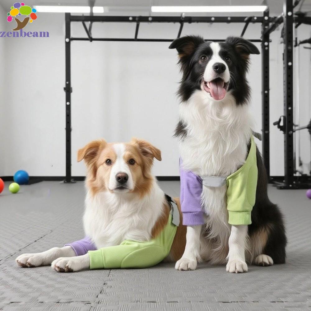 ZENBEAM รัดเข่าสุนัข, ความอบอุ่น Anti-Lick Puppy Elbow Protector, Practical Breathable ปรับ Soft Pet
