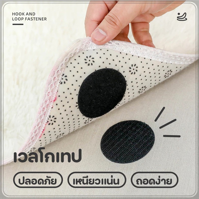 🏠ตีนตุ๊กแกกาว 3M สีดำ ขน+หนาม ติดแน่น ทน ใช้งานง่าย ขนาด 5.3ซม. ⚡🚚ส่งไวจากไทย!