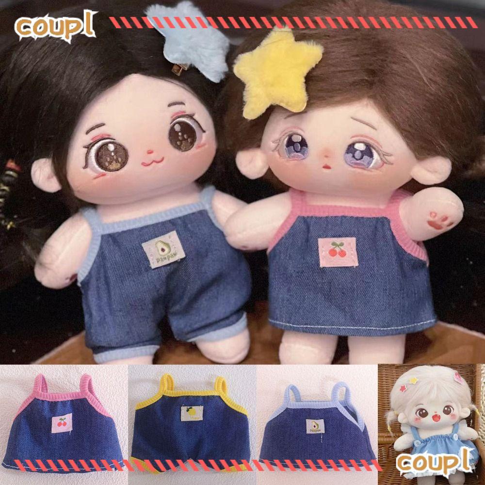 COUPL Princess Jeans Dress, Cute Accessories Doll Lovely Clothes, High Quality Accessories 20cm Cott