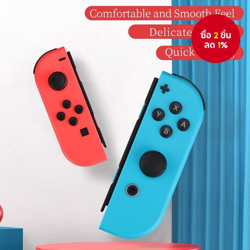 ตัวควบคุมไร้สายสําหรับ Nintendo Switch/NS Lite/NS OLED จอยคอน เกมแพด จอยสติ๊ก เทอร์โบ สั่น ปลุก
