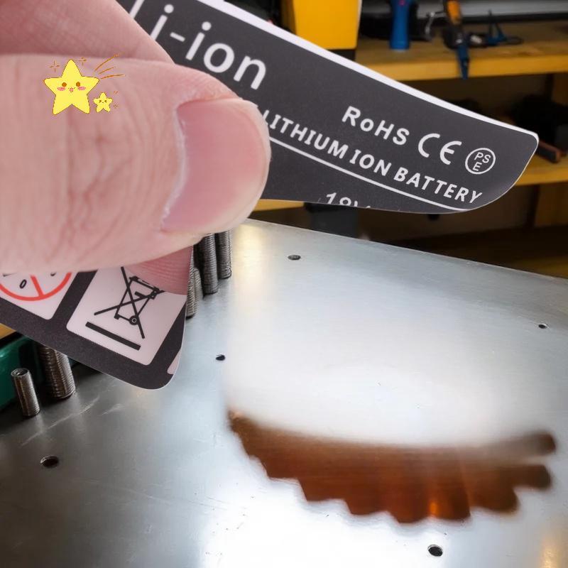 [JBTH] 10 ชิ้น/เซ็ตสําหรับ 18V 3Ah 4Ah 5Ah 6Ah 9Ah BL1830 Li-Ion Battery Label Stiers 18V แบตเตอรี่ค