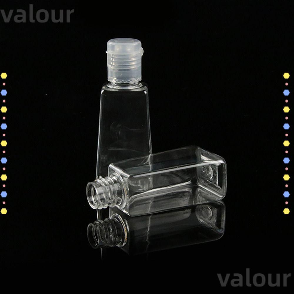 VALOUR Travel Bottle, 30ML Flip-top Empty Container, Portable Trapezium Dispenser ขวดรีฟิล Travel