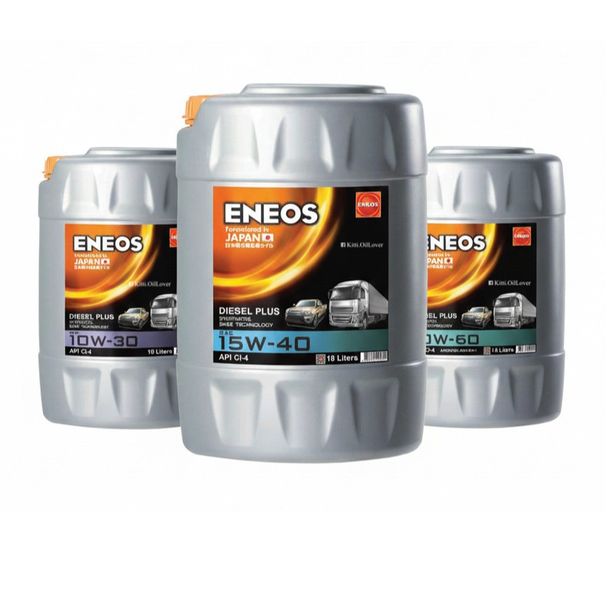 ของแท้ ENEOS Diesel Plus 10W-30 15W-40 20W-50 เอเนออส ดีเซล พลัส เทคโนโลยีสังเคราะห์ 18 ลิตร 18L 10W